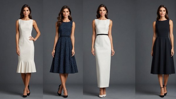 Une collection élégante de robe droite femme