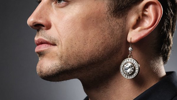 Boucles d'oreilles homme : élégance et style pour tous